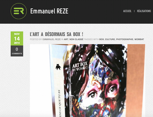 Wombat sur le blog de Emmanuel Reze