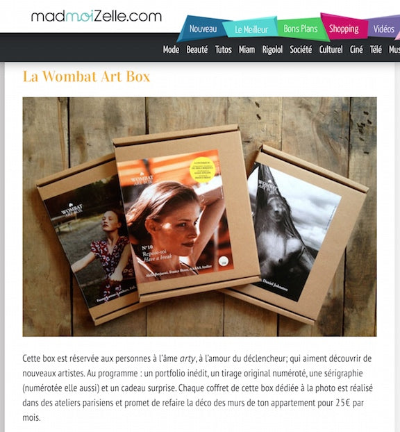 Wombat dans madMoizelle.com